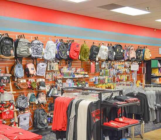 Image of items sold at the bookstore