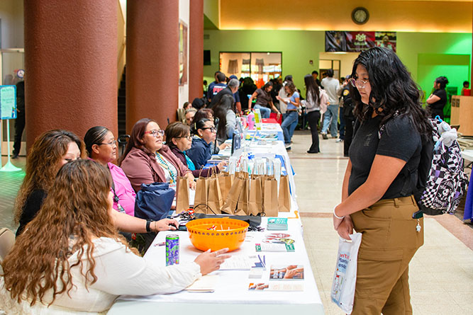 In this Sept. 18, 2025, file photo, students participate in the Campus Safety Fair at The University of New Mexico-Gallup.