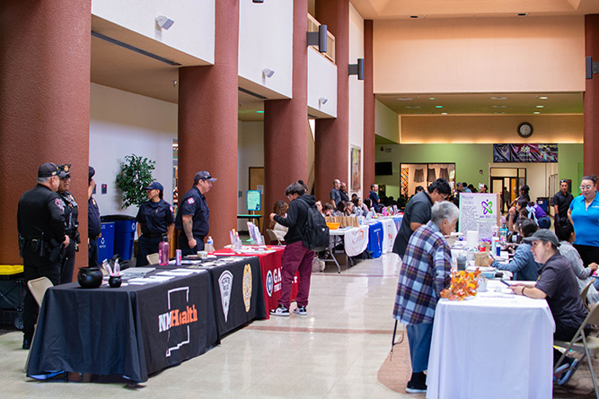 In this Sept. 18, 2025, The University of New Mexico-Gallup hosts its annual Campus Safety Fair.