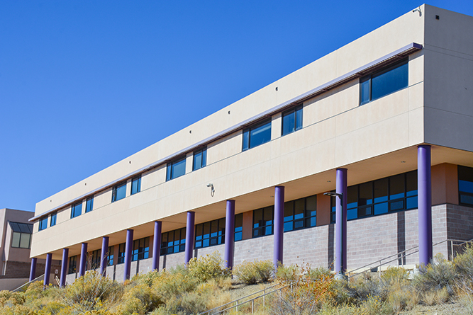 This 2023 file photo shows the exterior of Calvin Hall Center at The University of New Mexico-Gallup. 