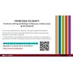 Spring Grant Writing Workshops