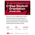 New Student Orientation - Spring 2026