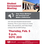 Student Government Meeting