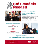 Hair Models Needed