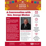 A Conversation with Sen. George Munoz
