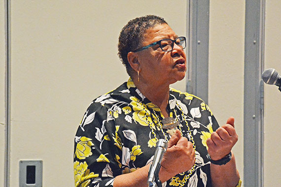 Mona Frazier, a Gallup resident and community organizer