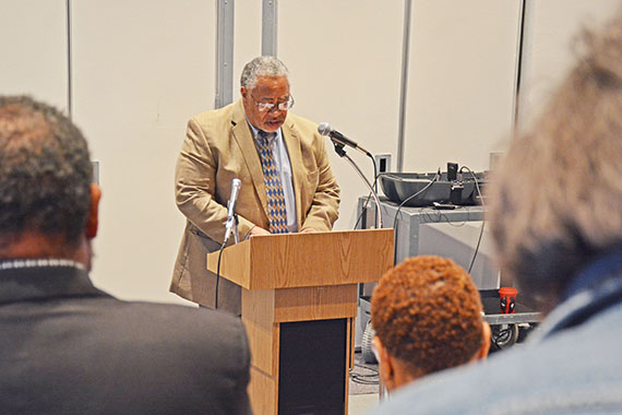 The Rev. Kaul Corley, of St. Paul Missionary Baptist Church in Gallup