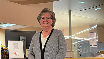 Cecilia D. Stafford, M.L.S., Retires as Director of Zollinger Library. 