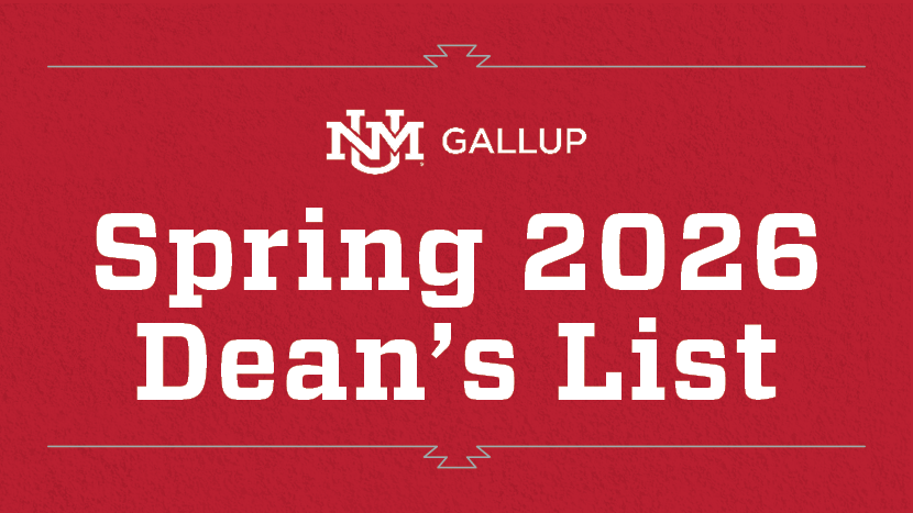 UNM-Gallup announces Spring 2026 Dean's List