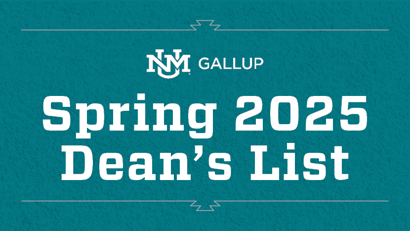 UNM-Gallup announces Spring 2025 Dean's List
