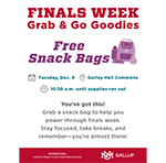Finals Week Grab & Go Goodies