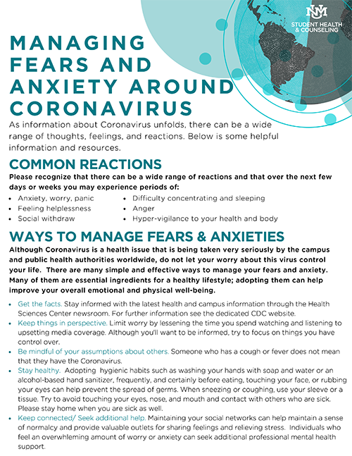 Coronavirsu poster