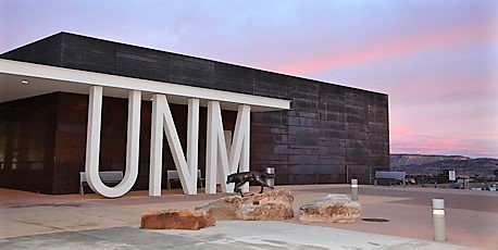 SSTC building Gallup sunrise